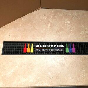 Dekuyper Bar Rail Mat 24" x 3.5" NEW PRIDE EDITION